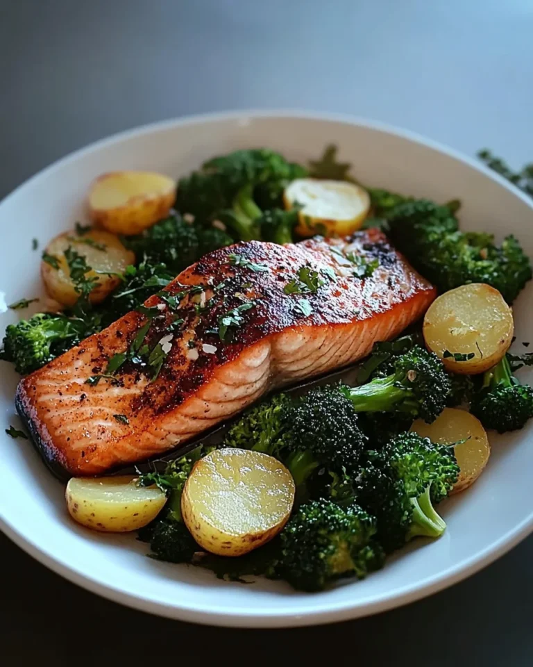 Salmon Broccoli Potatoes
