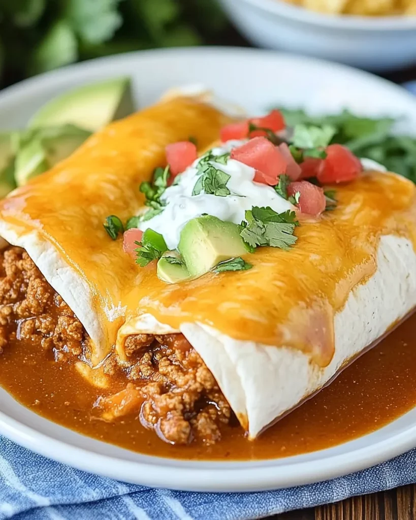 Saucy Wet Burritos Dish