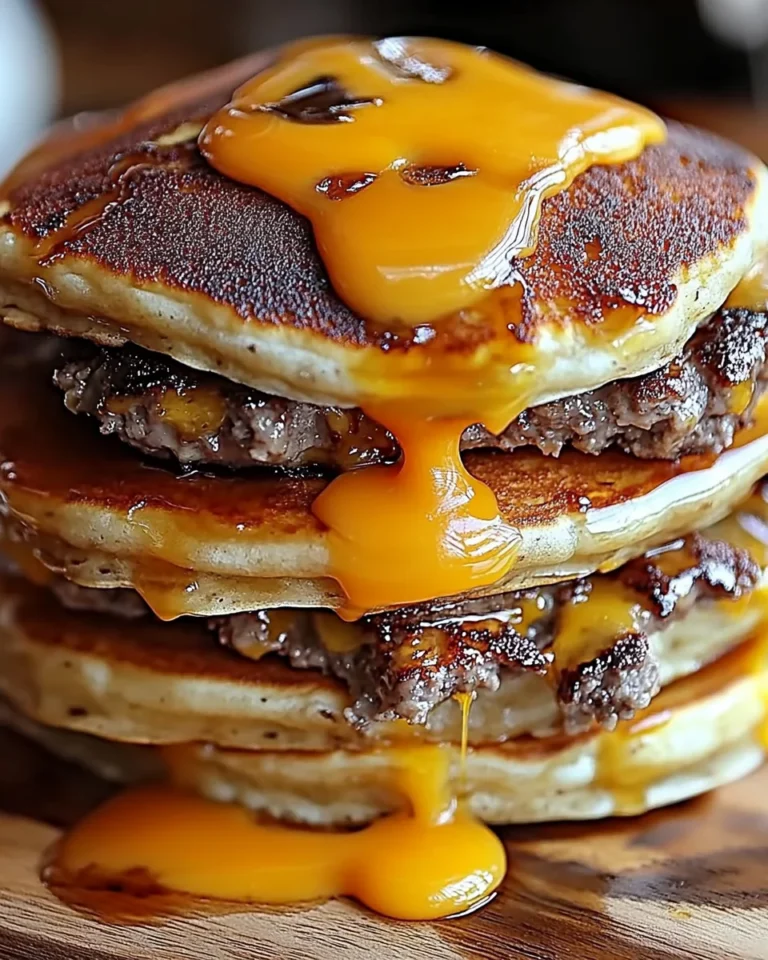 Smash Burger Pancakes Delight