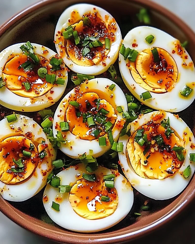 Spicy Chili Garlic Eggs