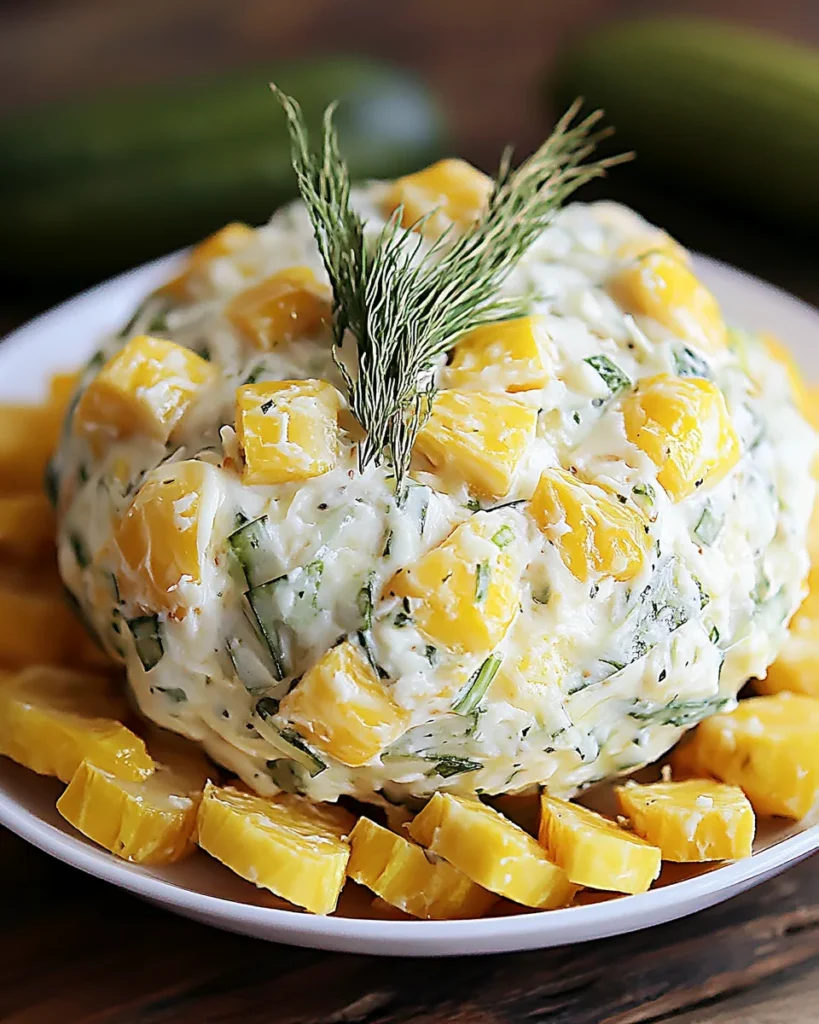 Tangy pickle party appetizer