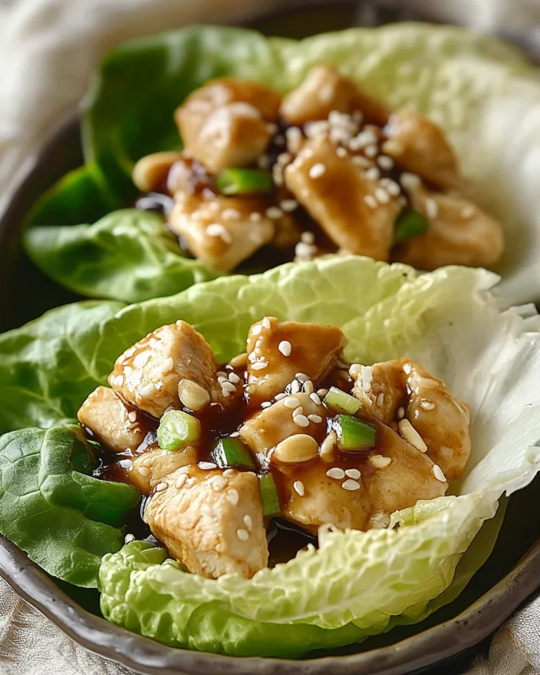 Teriyaki Chicken Lettuce Wraps