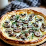 Thin Mushroom Tart