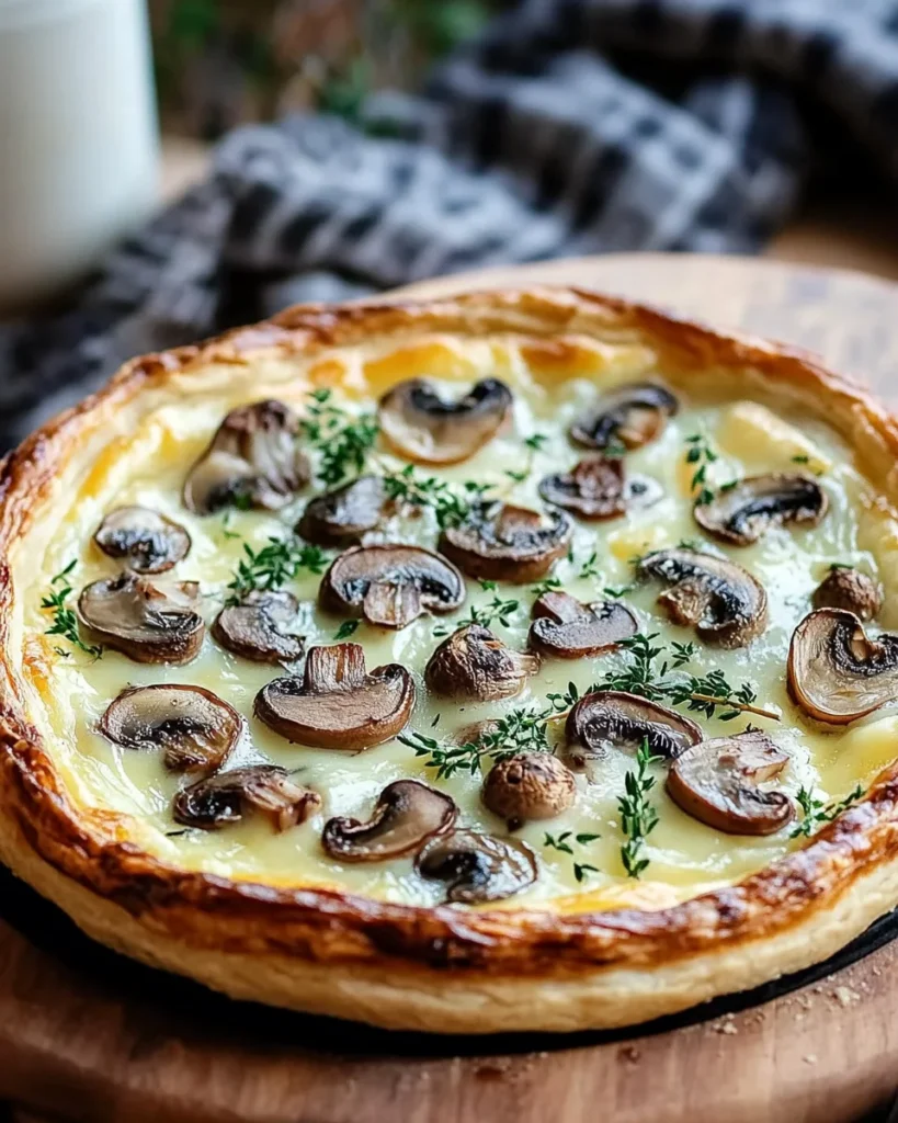 Thin Mushroom Tart