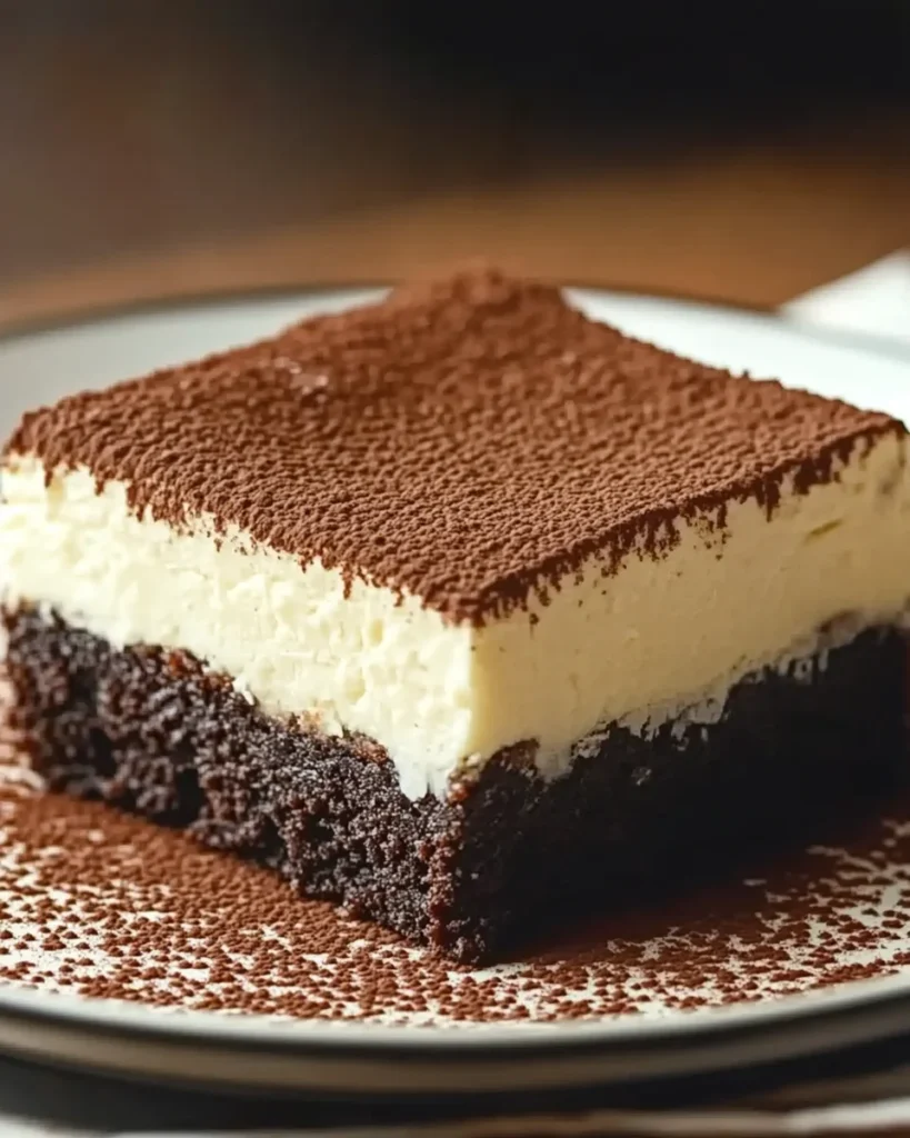 Tiramisu Brownies