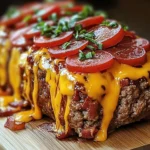 Turkey Turkey Bacon Cheeseburger Meatloaf Delight