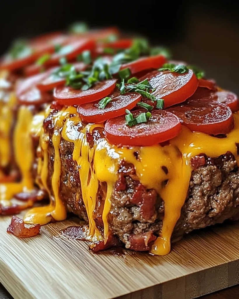 Turkey Turkey Bacon Cheeseburger Meatloaf Delight