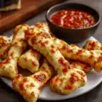 Cheesy Halloween Breadstick Bones