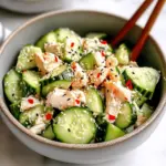 Easy California Roll Cucumber Salad