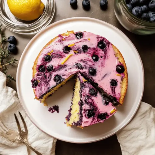Lemon Blueberry Olive Oil Cake