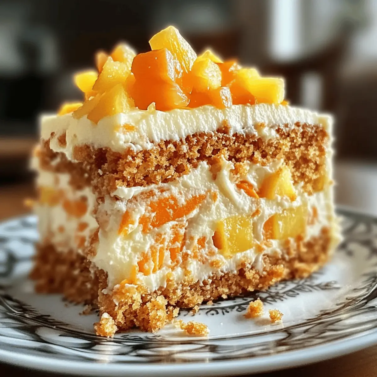 Pineapple Carrot Cream Cake