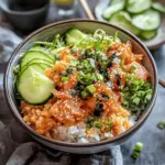 Spicy Tuna Sushi Bowl With Crispy Rice