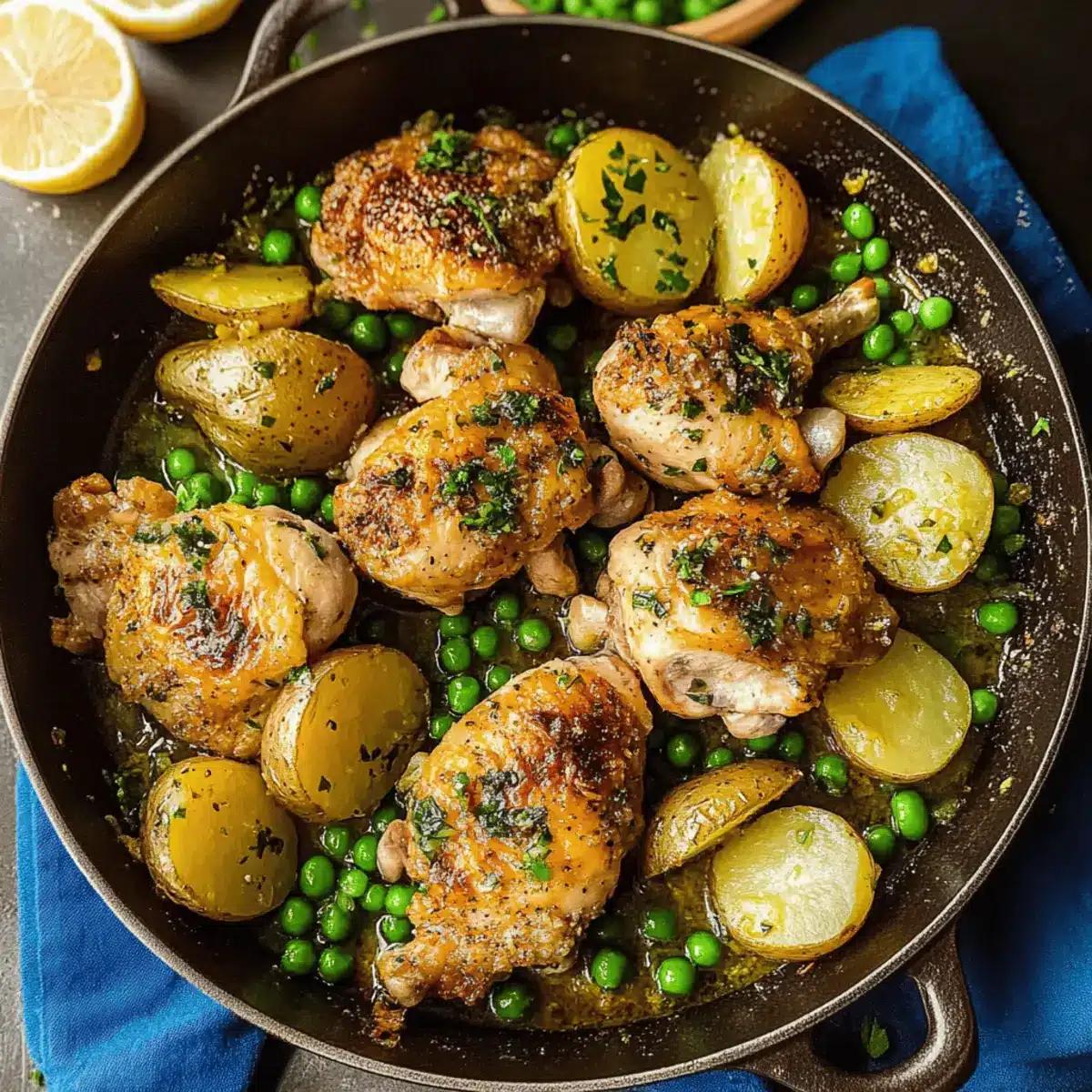 Chicken Vesuvio Recipe