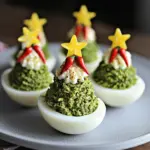 Deviled Egg Christmas Trees