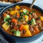 Loaded Hamburger Soup