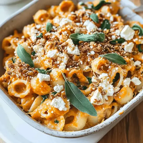 Pumpkin Feta Pasta