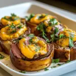 Roast Beef Cheddar Rolls