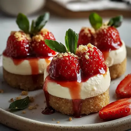 Cheesecake Deviled Strawberries