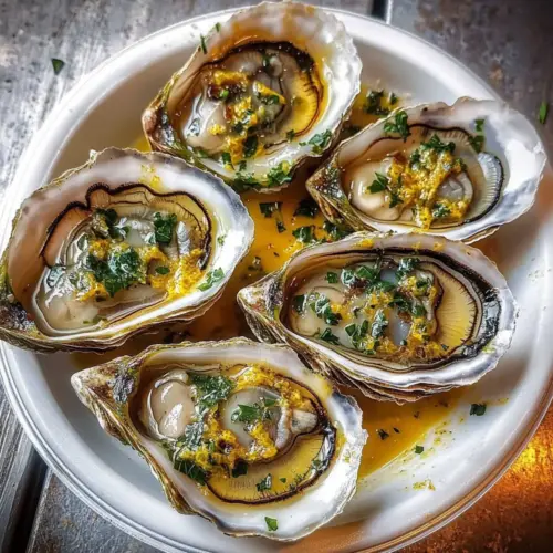 Lemon Butter Grilled Oysters