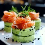 Avocado Mousse with Christmas Smoked Salmon