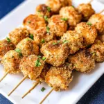 Breaded Dijon Chicken Skewers