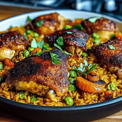 Caribbean Chicken and Spiced Rice