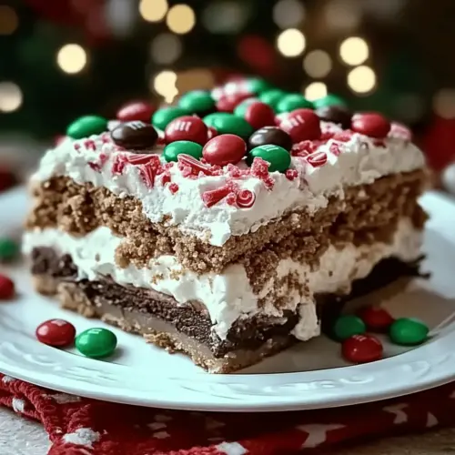 Christmas Cookie Lasagna