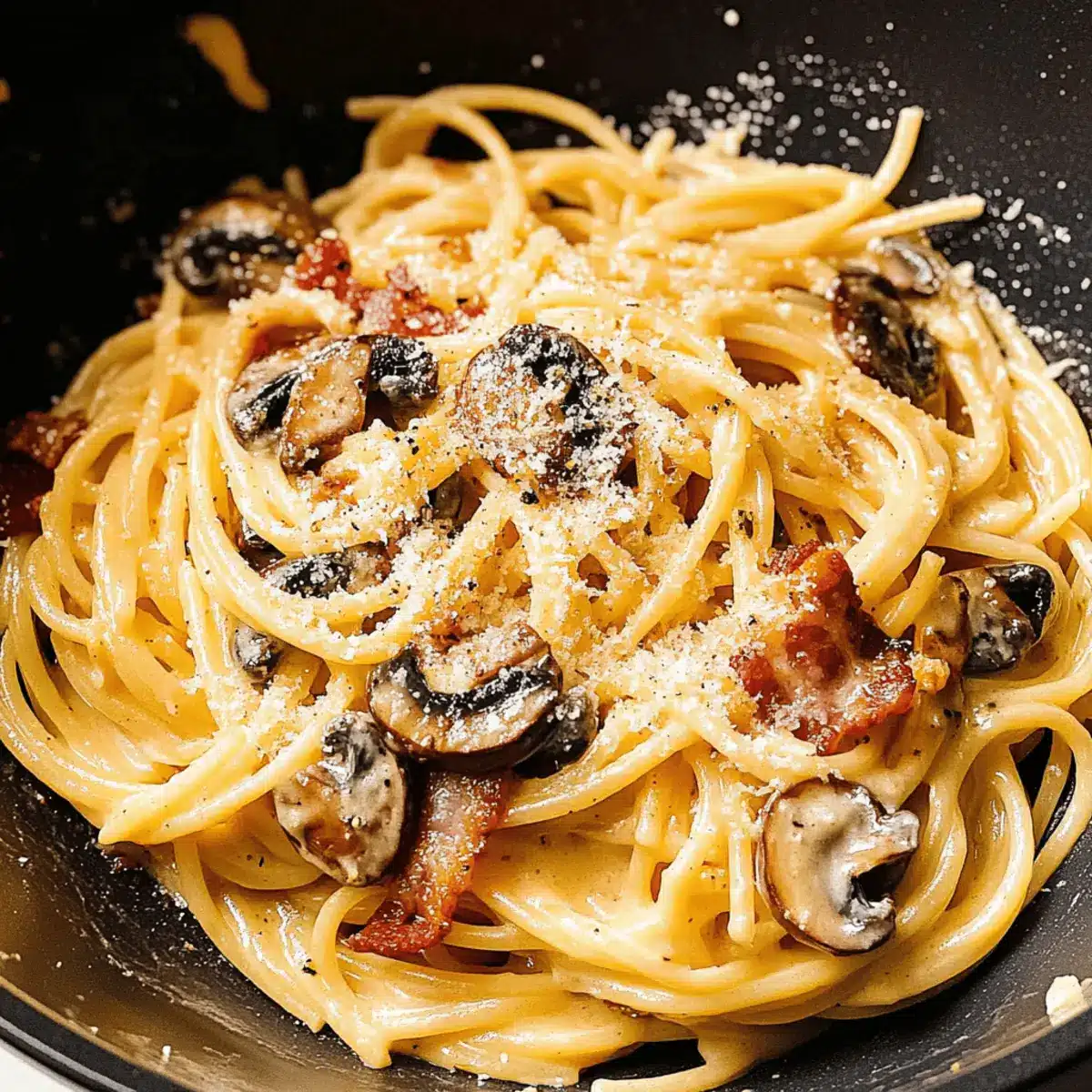 Mushroom Carbonara