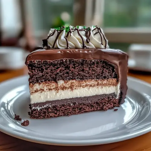 Chocolate Tuxedo Cake Recipe