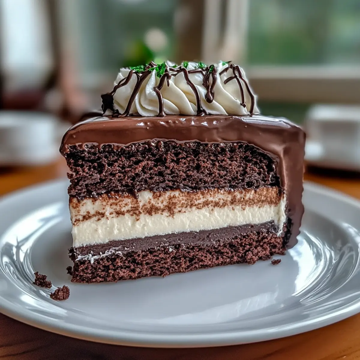 Chocolate Tuxedo Cake Recipe