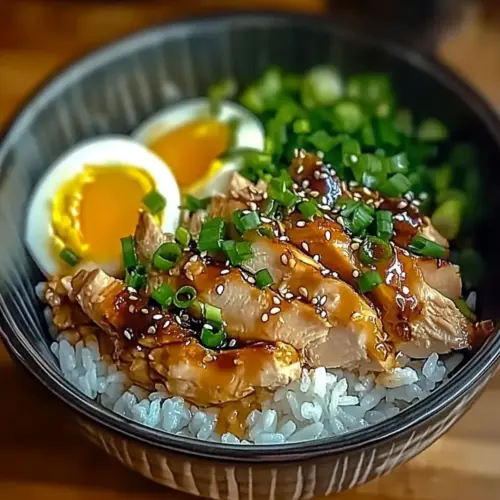 Japanese Chicken and Egg Rice Bowl
