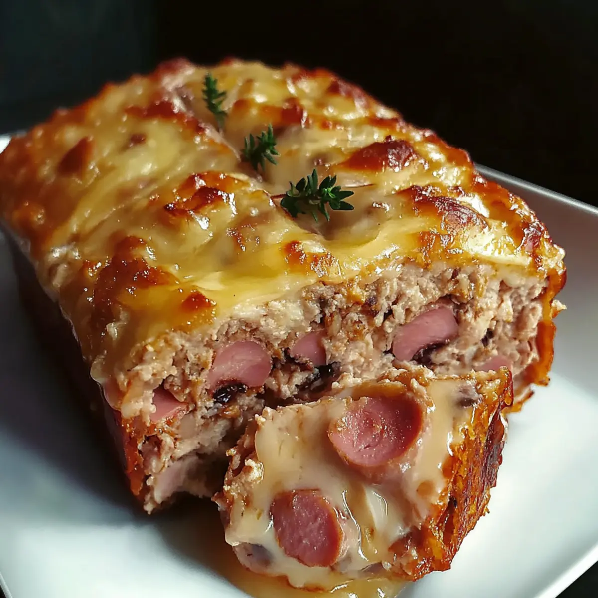 Chicken Cordon Bleu Meatloaf