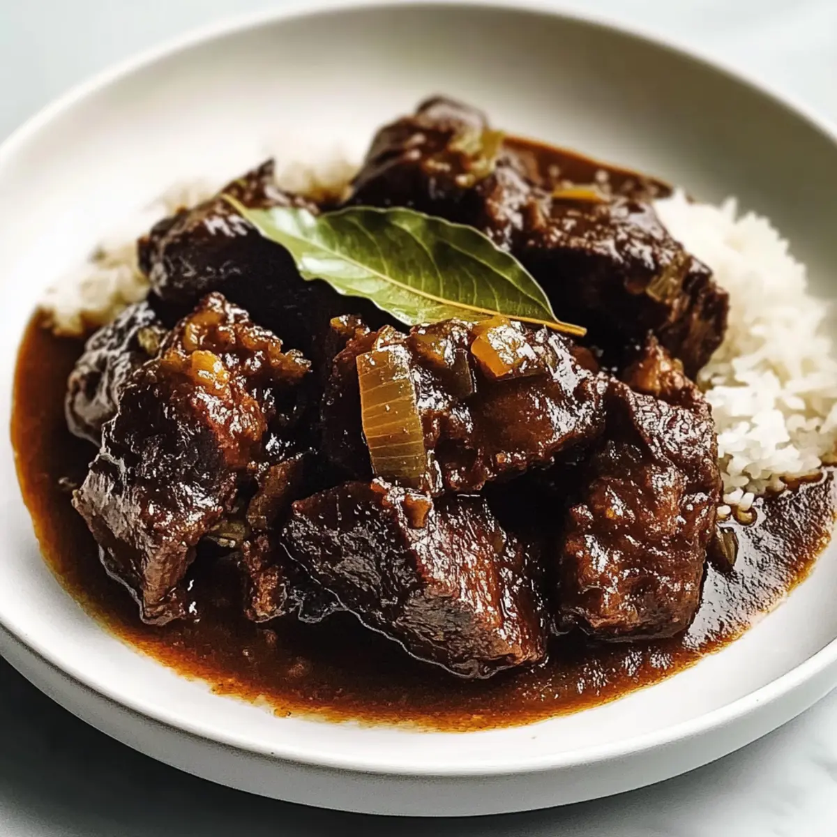 Savory Filipino Beef Adobo