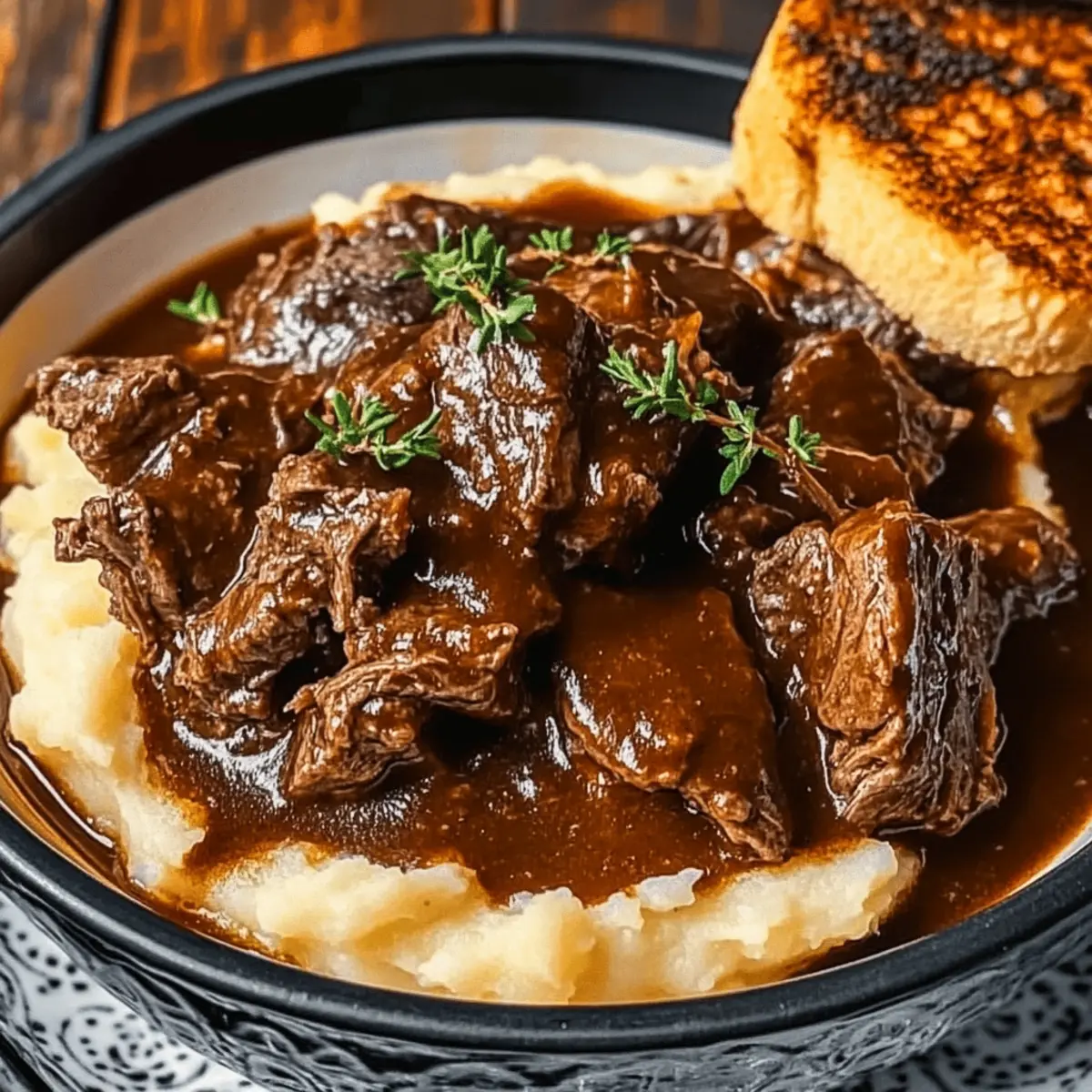 Slow Cooker Beef Manhattan