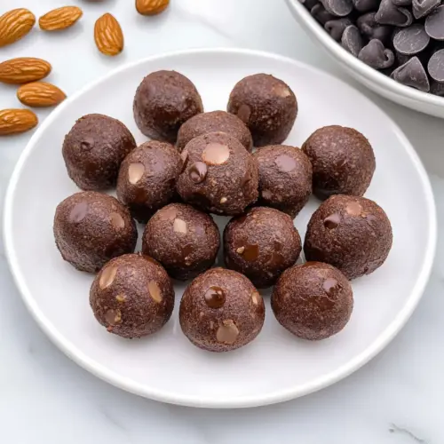 No Bake Date Brownie Bites