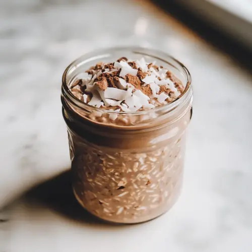 Chocolate Coconut Overnight Oats