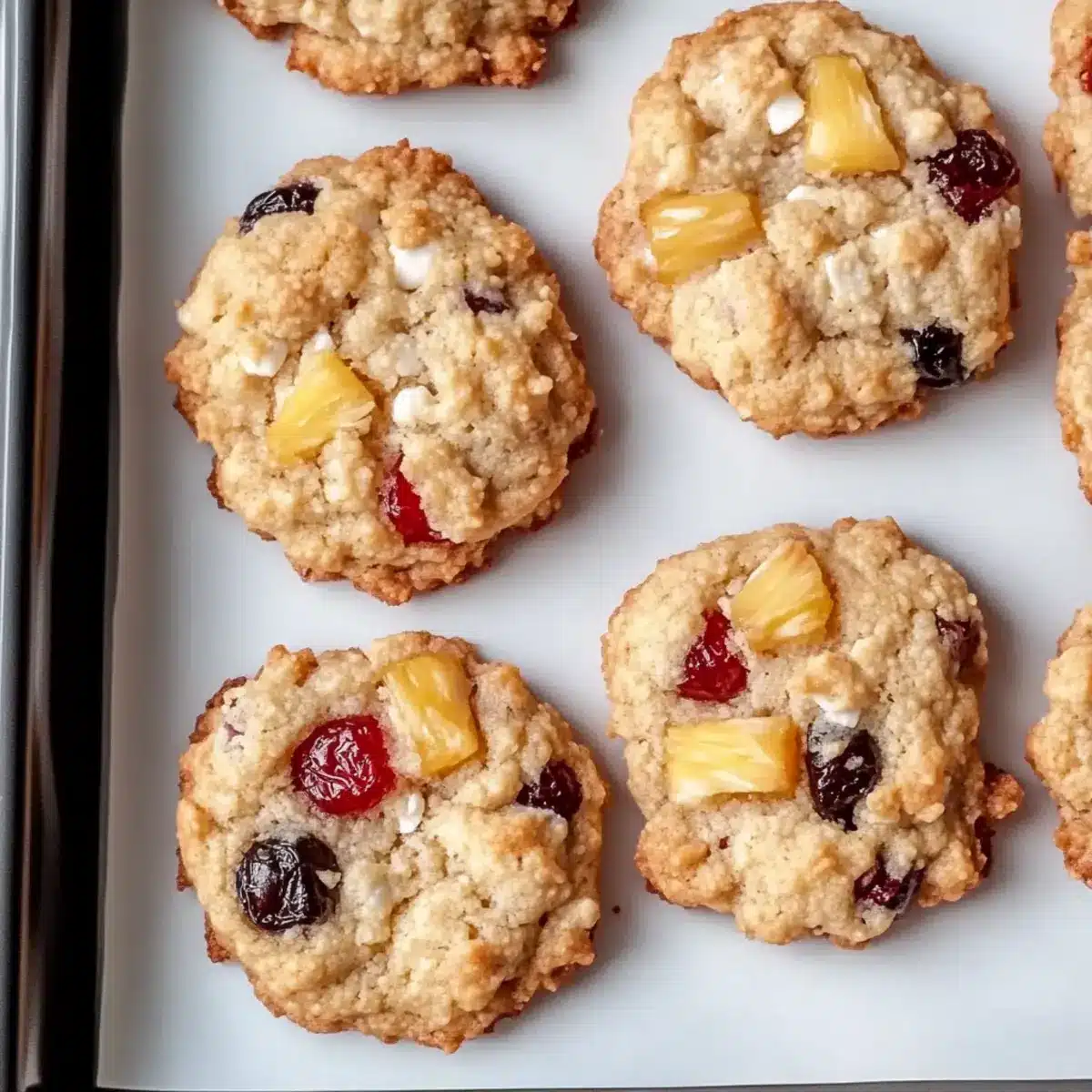 Moist Pineapple Cherry Cookies