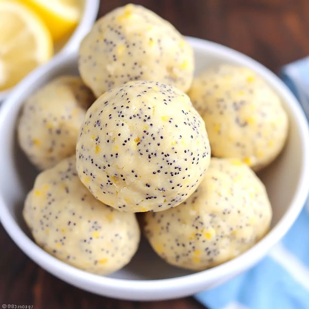 Lemon Poppy Seed Energy Bites