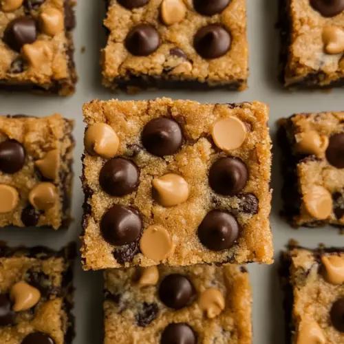 Peanut Butter Chocolate Chip Cookie Bars