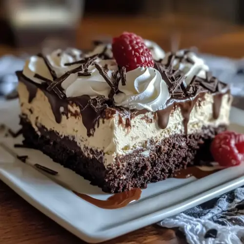 Brownie Refrigerator Cake