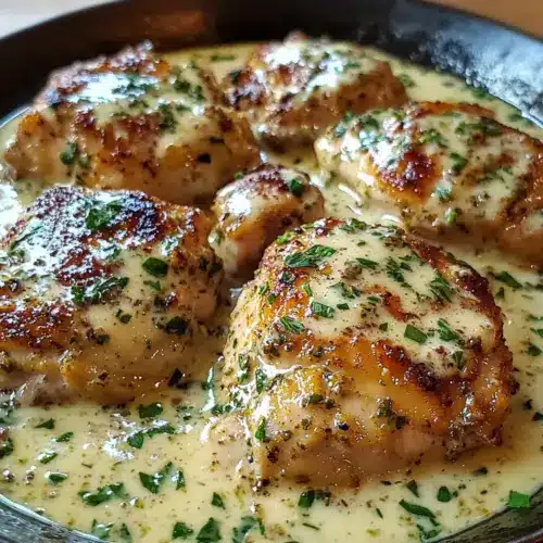 Crockpot Garlic Parmesan Chicken Thighs