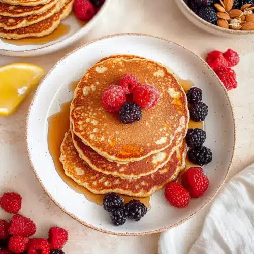 Cottage Cheese Oatmeal Pancakes