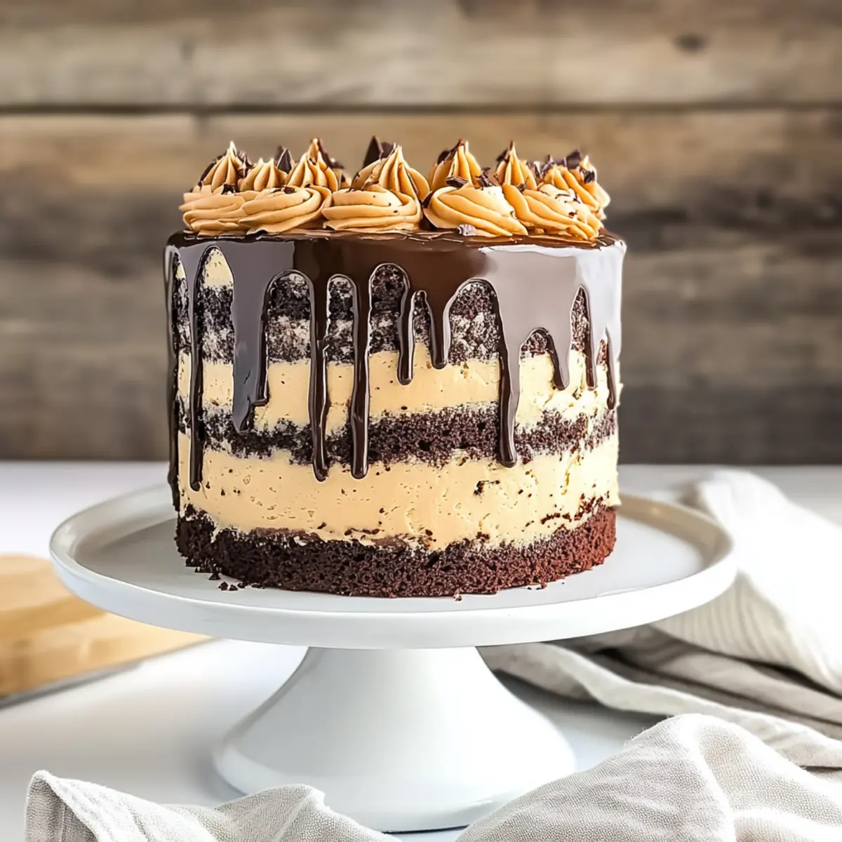 Chocolate Dulce de Leche Cake