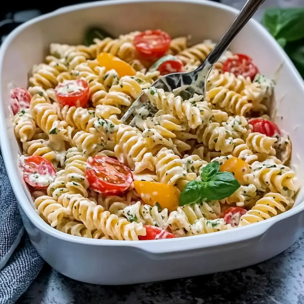 Creamy Italian Pasta Salad