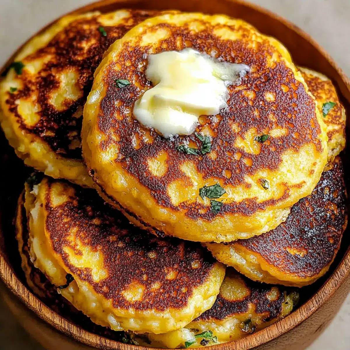Venezuelan Sweet Corn Cachapas