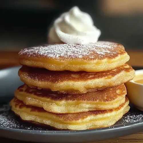 Spanish Churro-Inspired Pancakes