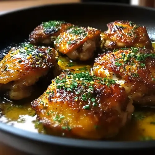 Garlic Parmesan Chicken Thighs