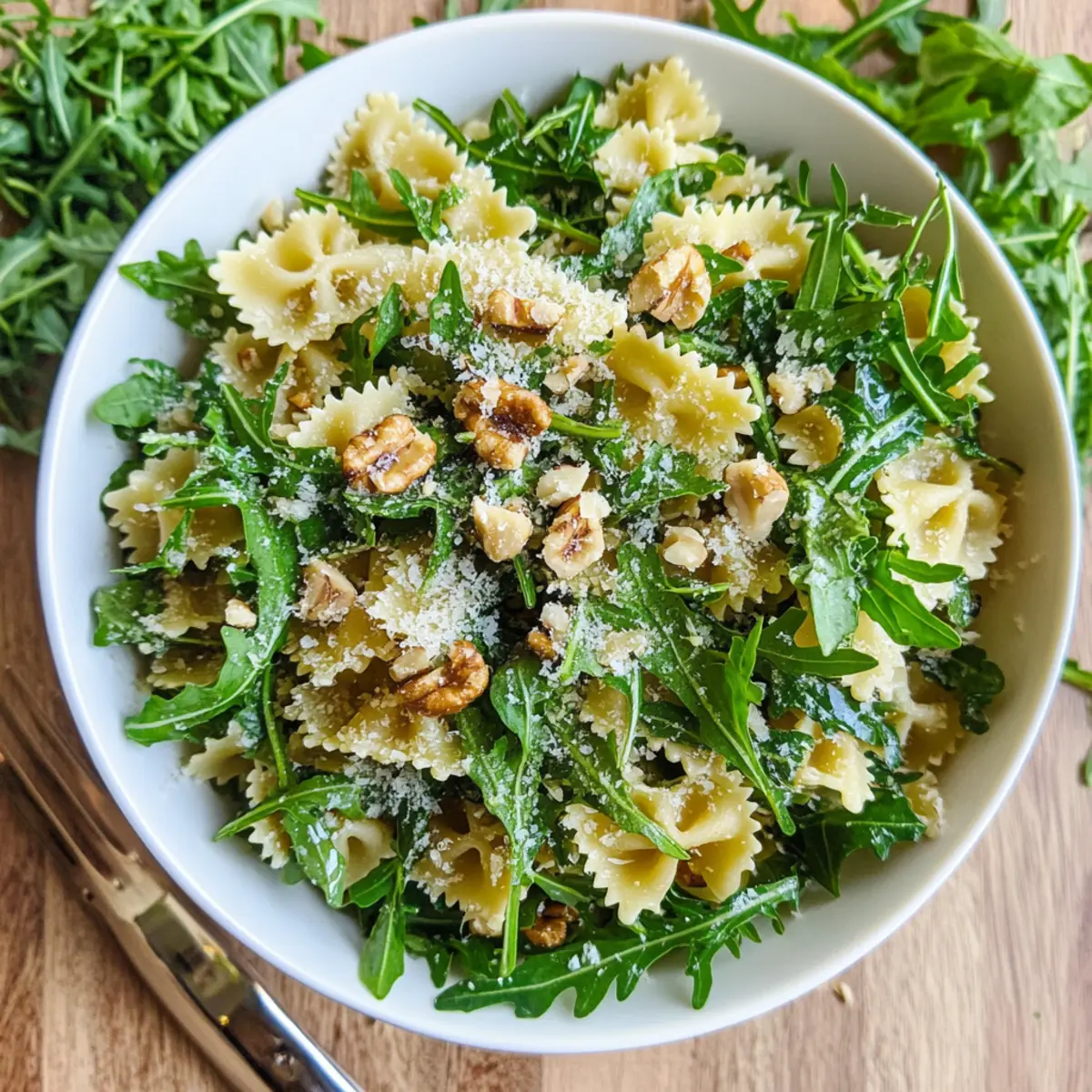 Lemon Arugula Pasta Salad