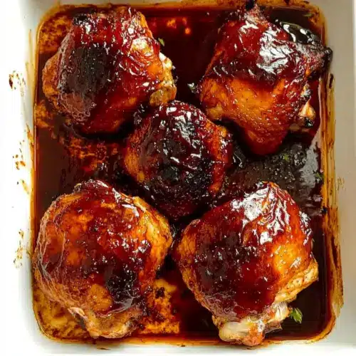 Baked BBQ Chicken Thighs