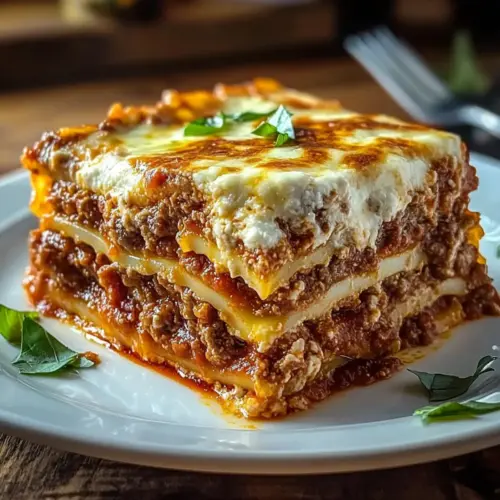 Italian Baked Homemade Lasagna